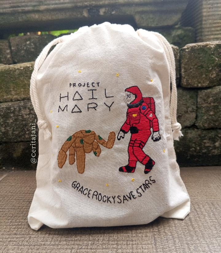 Project Hail Mary Embroidery